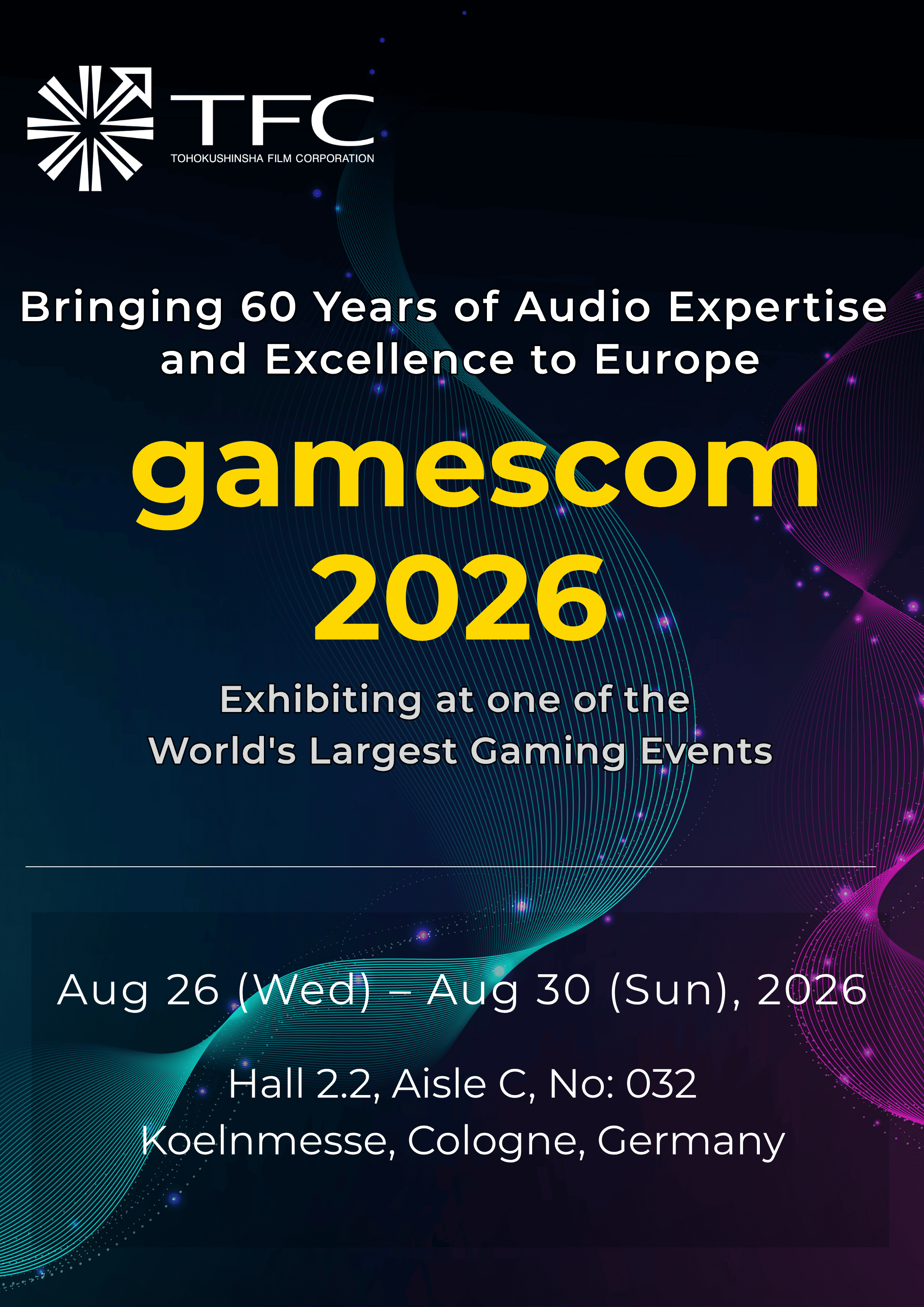 「gamescom 2026」に２年連続出展！欧州市場でのさらなるパートナーシップ拡大を目指して